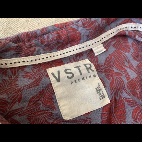 Men’s tropical print button up shirt large - Picture 3 of 4